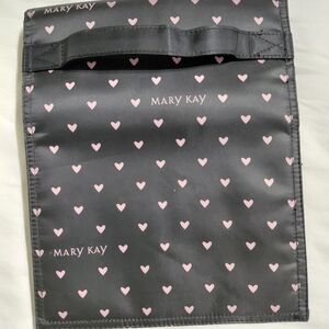 Semi new Mary Kay Black and Pink Heart Pouch